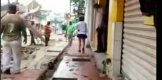 #LadySidewalk makes a statement in Villahermosa.