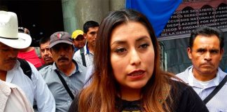 Tezoatlán Mayor Cisneros has been held in jail since Monday.