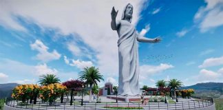 The statue and esplanade to be built on a hill in Tabasco.