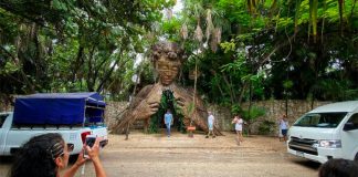 Tourists in Tulum. where hotels are seeing more guests.