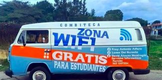 Antonio Alfaro's free Wi-Fi service for students.