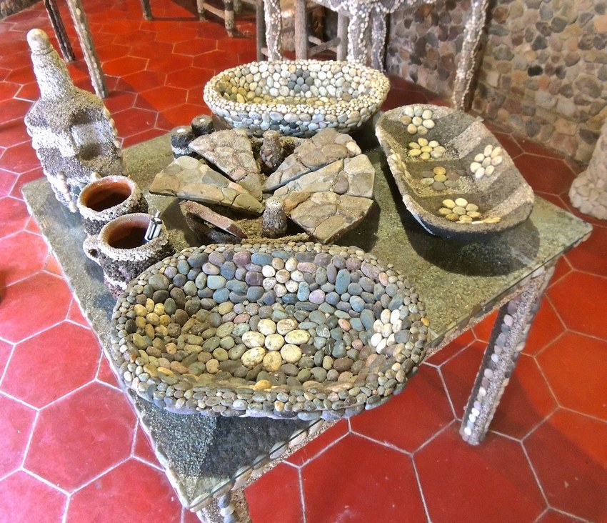 A stone pizza at Mascota’s quirky Museo de Piedra