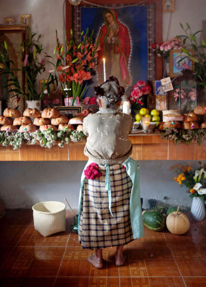 At a Day of the Dead altar in Teotitlán del Valle, Oaxaca