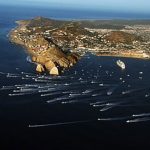 The boats are off in the shotgun start of the Bisbee's Black and Blue.
