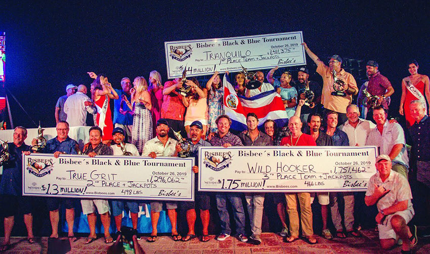 Last year's winners of the Black & Blue