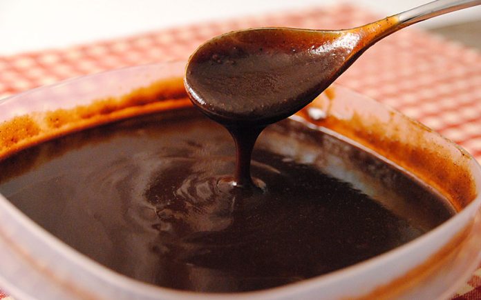 This Brown Sugar Coffee BBQ Sauce is great on ribs.