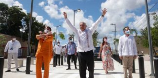 López Obrador in Quintana Roo on the weekend
