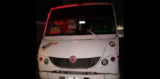 The thieves attempted to rob passengers near the Tepotzotlán toll plaza.