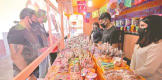 Covid restrictions are in evidence at the annual event in Toluca.