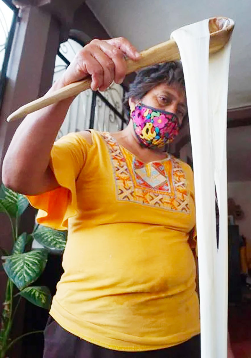 Cheesemaker López of Reyes Etla, Oaxaca.