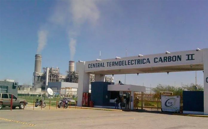 The president opened an upgraded coal-fired electrical plant in Coahuila on Saturday.