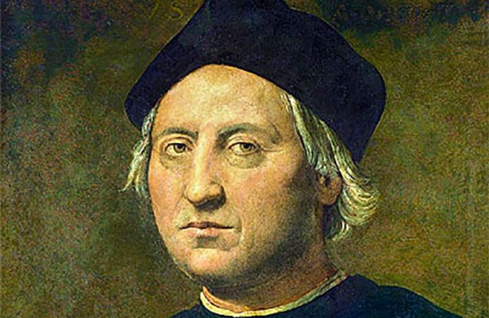 Christopher Columbus, explorer and villain.