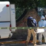 A weekend crime scene in Celaya.