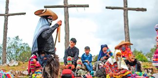 Dance of the Knives is performed in a community near Toluca de Guadalupe.