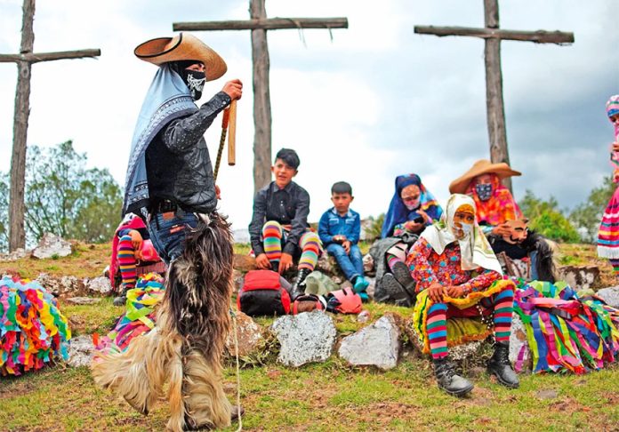 Dance of the Knives is performed in a community near Toluca de Guadalupe.