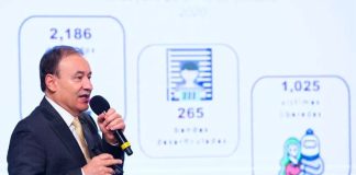 Durazo gives his final report as Security Minister.