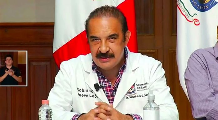 Nuevo León Health Minister Manuel de la O Cavazos.