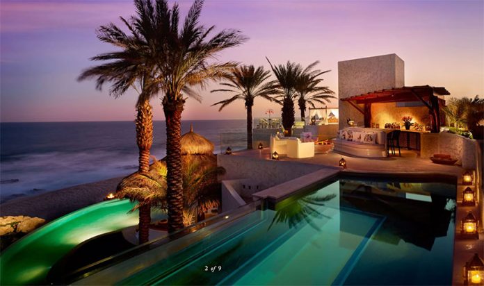 The Ty Warner mansion is the most expensive rental home in Los Cabos at US $35,000 a night.