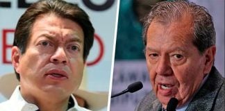 Delgado, left, and Muñoz are vying for the Morena leadership.