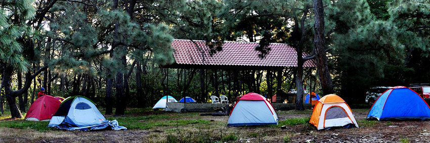 This campsite in Jalisco’s Primavera Forest offers restrooms, water and police surveillance.