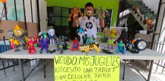 Mario and his toy sale.