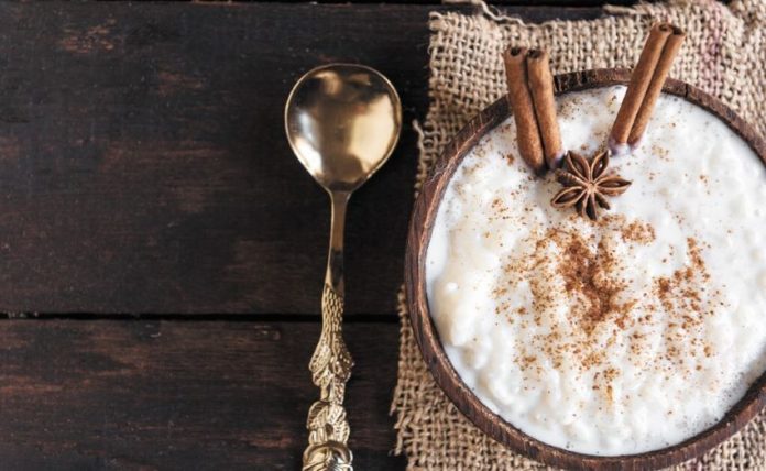Arroz con leche can be made quickly with leftover rice, but many swear using freshly cooked rice makes it come out much better.