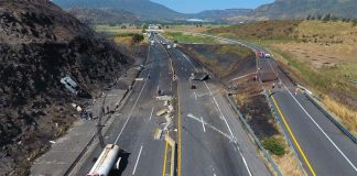 Monday's accident scene in Nayarit.