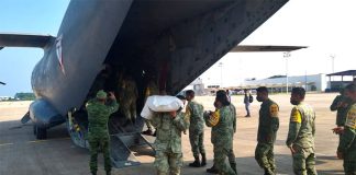 Aid for flood victims arrived from Germany this week.