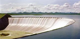 The Álvaro Obregon dam on the Yaqui River