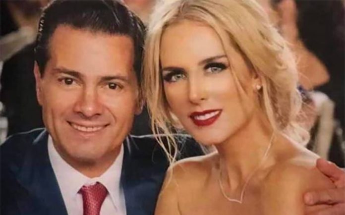 Peña Nieto and his girlfriend, Tania Ruiz.