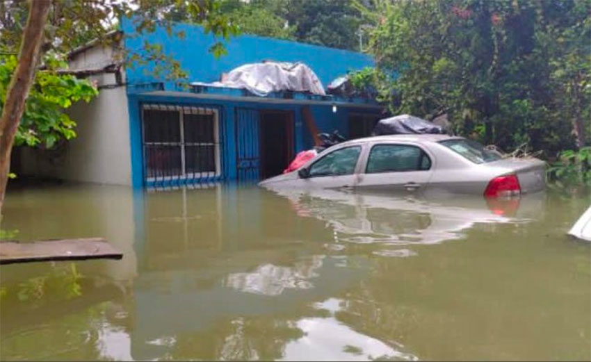 Macuspana under water.