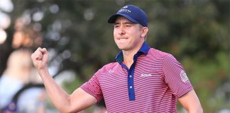 Golfer Carlos Ortiz in Houston on Sunday.