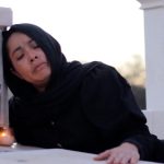 Grieving mourner Katleen Chávez
