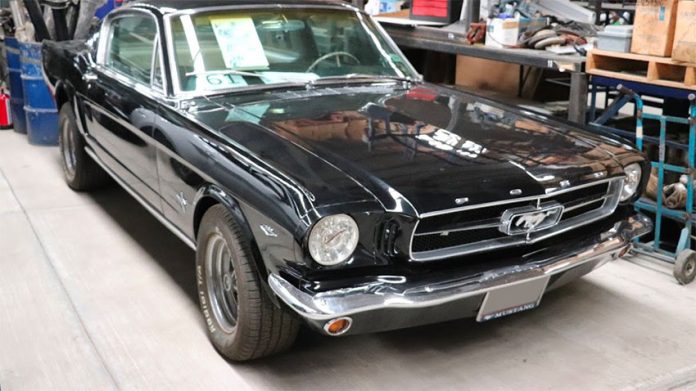 This Mustang is among cars that will be auctioned Sunday.