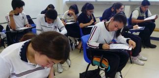 students in classroom