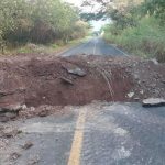 Trenches across highways are citizens' defensive strategy.
