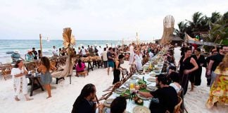 Festival-goers enjoy a previous, pre-Covid Art With Me event.