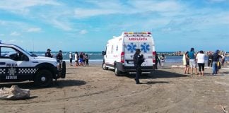 The Veracruz beach where strong currents claimed the lives of three young boys.
