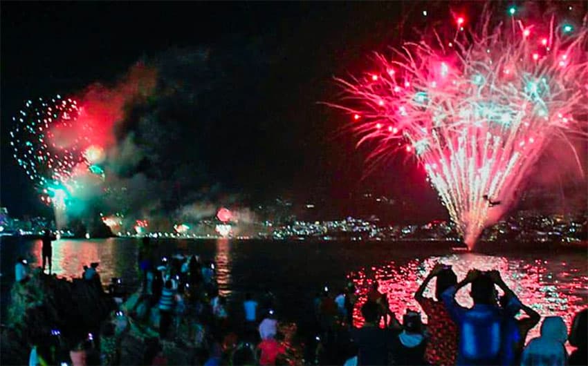 Acapulco's New Year's fireworks show has been canceled this year.