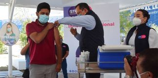 Public health facilities began inoculating people against the flu in early October.