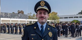 Javier Berain has 800 officers under his command.