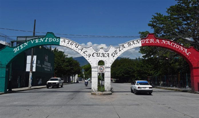 'Welcome to Iguala,' the sign reads
