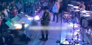 The Christmas party that was shut down in Culiacán.