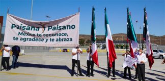 The Programa Paisano launch in Tijuana on Wednesday.