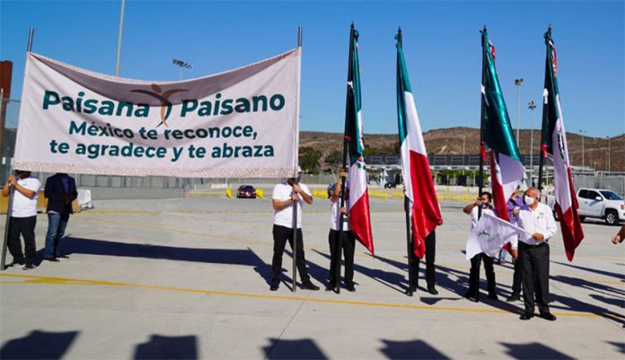 The Programa Paisano launch in Tijuana on Wednesday.