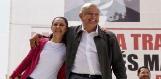 Sheinbaum: political ambitions. López Obrador: 'denialist optics.'