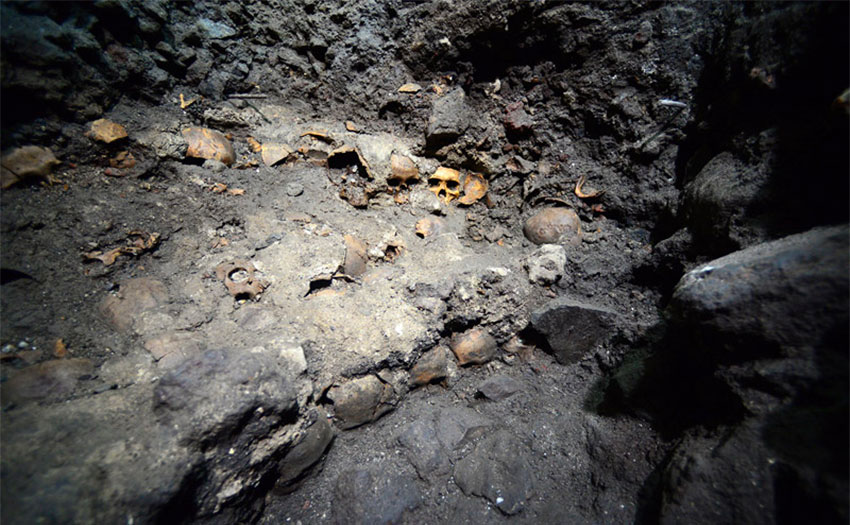 Another 119 skulls discovered in Aztec skull tower in Tenochtitlán