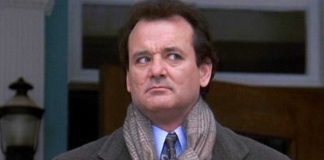 Bill Murray in "Groundhog Day."