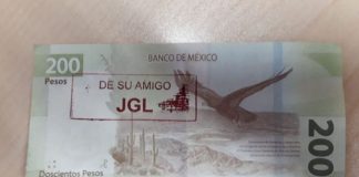 In 2020, these bills with jailed drug lord Joaquín "El Chapo" Guzmán Loera’s initials appeared in Culiacán, evidence of cartels’ influence in Mexico’s economy.