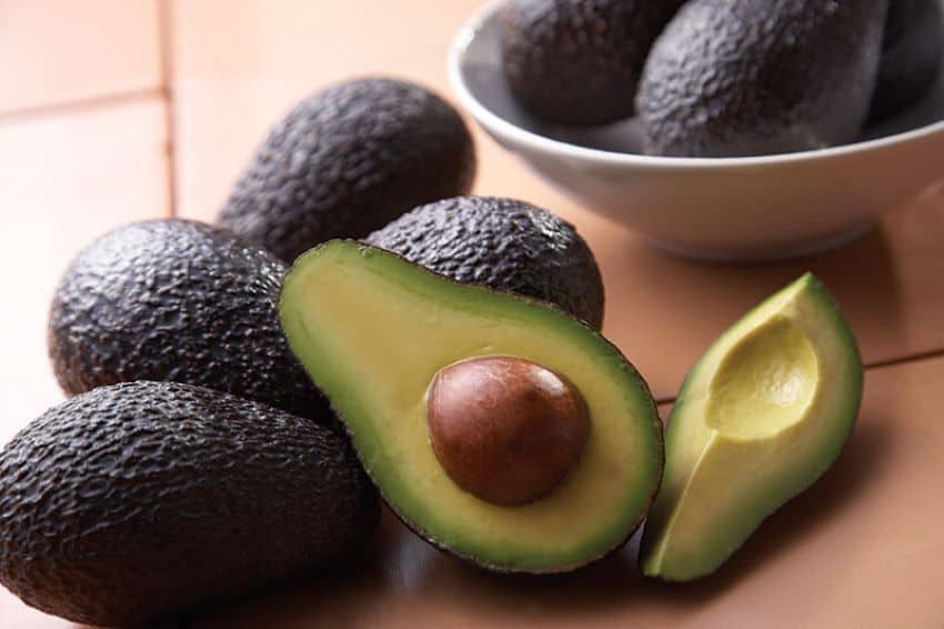 A ripe avocado is great eaten right out of the shell.